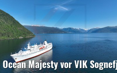 Ocean Majesty vor VIK Sognefjord 30.06.2022
