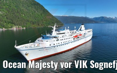 Ocean Majesty vor VIK Sognefjord 30.06.2022
