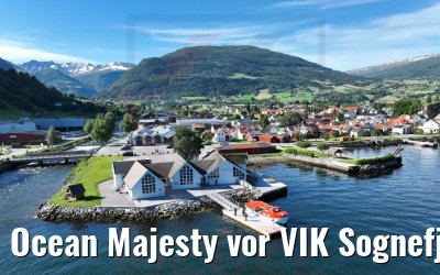Ocean Majesty vor VIK Sognefjord 30.06.2022