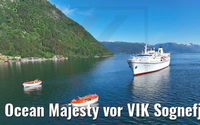 Ocean Majesty vor VIK Sognefjord 30.06.2022