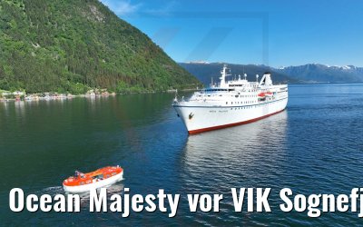 Ocean Majesty vor VIK Sognefjord 30.06.2022