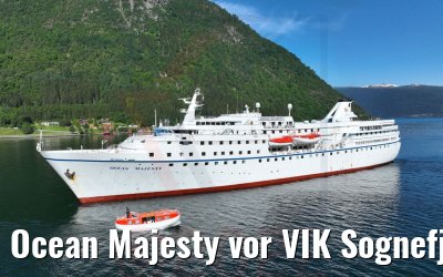 Ocean Majesty vor VIK Sognefjord 30.06.2022