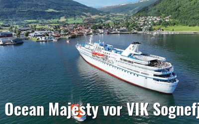 Ocean Majesty vor VIK Sognefjord 30.06.2022