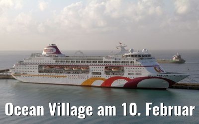 Ocean Village am 10. Februar 2010 in Bridgetown