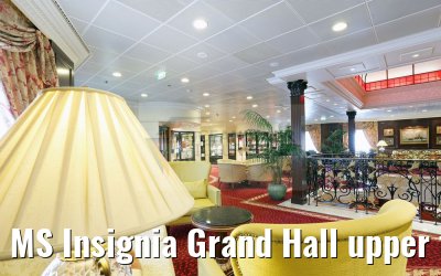 MS Insignia Grand Hall upper floor and shops