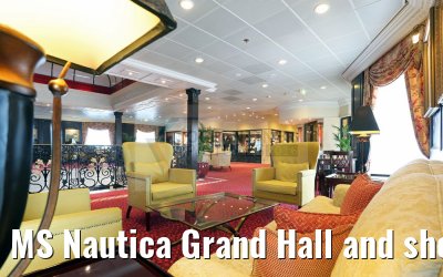 MS Nautica Grand Hall and shops