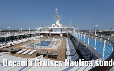 Oceania Cruises Nautica sundeck, pool and whirlpools