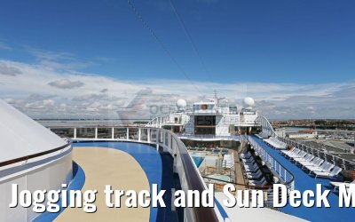 Jogging track and Sun Deck MS Riviera