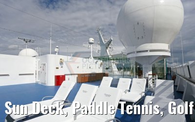 Sun Deck, Paddle Tennis, Golf Course MS Riviera