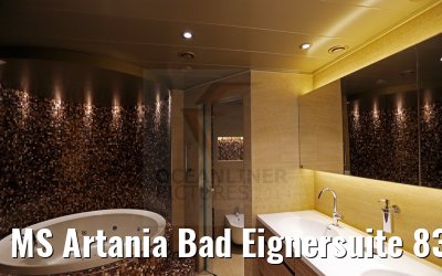 MS Artania Bad Eignersuite 8339 am 09.12.2014