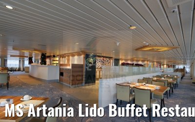 MS Artania Lido Buffet Restaurant neu 09.12.2014