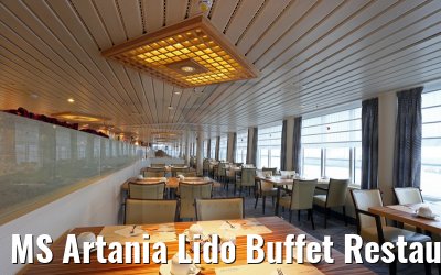 MS Artania Lido Buffet Restaurant neu 09.12.2014