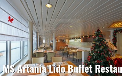 MS Artania Lido Buffet Restaurant neu 09.12.2014