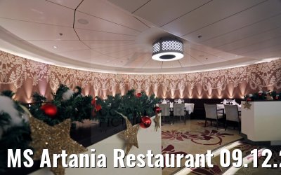 MS Artania Restaurant 09.12.2014