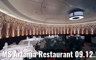 MS Artania Restaurant 09.12.2014