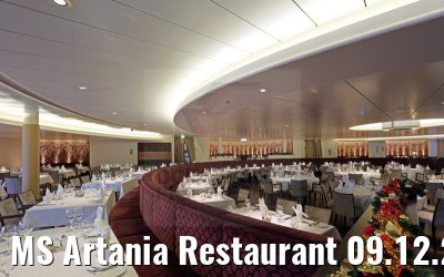 MS Artania Restaurant 09.12.2014