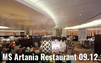 MS Artania Restaurant 09.12.2014