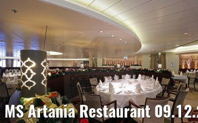 MS Artania Restaurant 09.12.2014