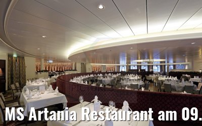MS Artania Restaurant am 09.12.2014