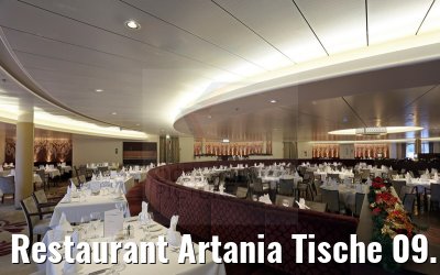 Restaurant Artania Tische 09.12.2014