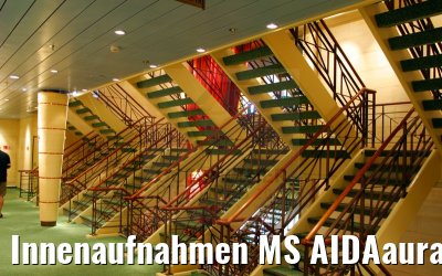 Innenaufnahmen MS AIDAaura Juli 2003