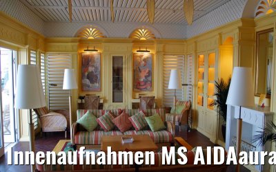 Innenaufnahmen MS AIDAaura Juli 2003