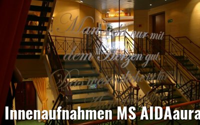 Innenaufnahmen MS AIDAaura Juli 2003