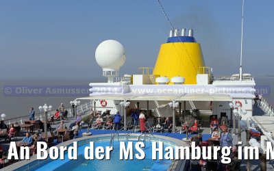 An Bord der MS Hamburg im Mai 2014