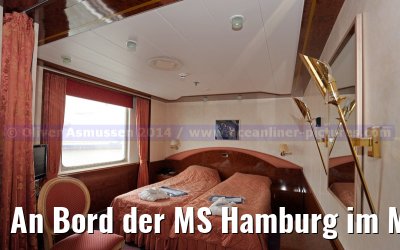 An Bord der MS Hamburg im Mai 2014