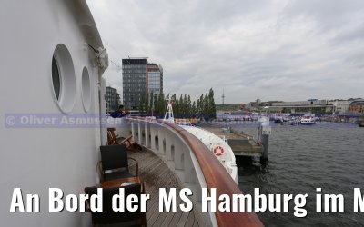 An Bord der MS Hamburg im Mai 2014