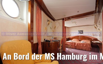 An Bord der MS Hamburg im Mai 2014