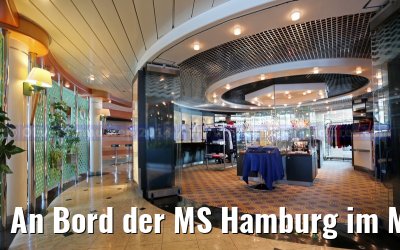 An Bord der MS Hamburg im Mai 2014