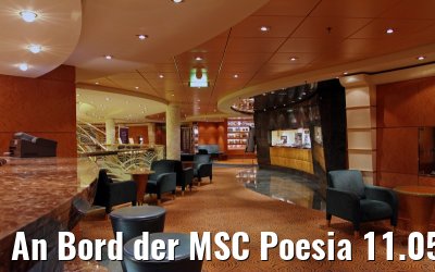 An Bord der MSC Poesia 11.05.2014 Warnemuende