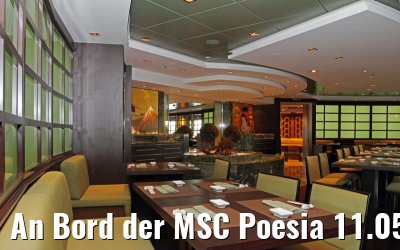 An Bord der MSC Poesia 11.05.2014 Warnemuende