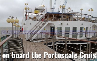 on board the Portuscale Cruises MV Azores