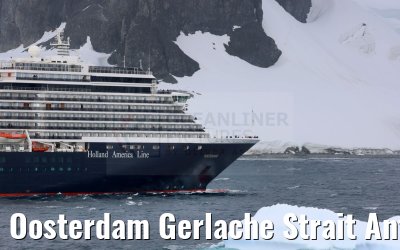 Oosterdam Gerlache Strait Antarctica 22.01.2023