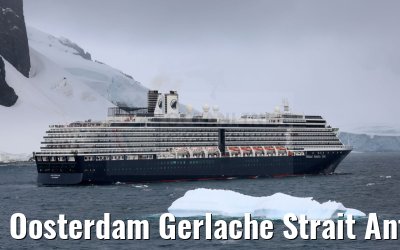 Oosterdam Gerlache Strait Antarctica 22.01.2023