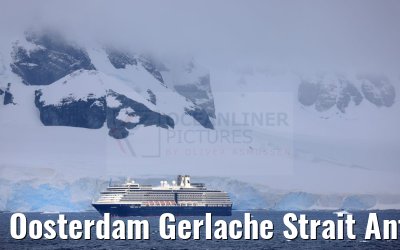Oosterdam Gerlache Strait Antarctica 22.01.2023
