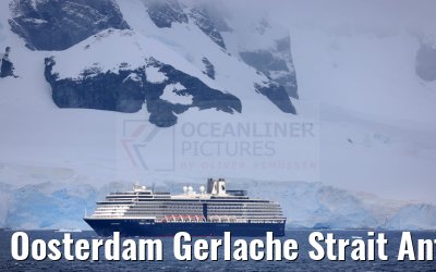 Oosterdam Gerlache Strait Antarctica 22.01.2023