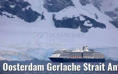 Oosterdam Gerlache Strait Antarctica 22.01.2023
