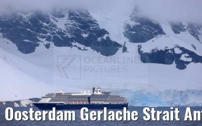 Oosterdam Gerlache Strait Antarctica 22.01.2023