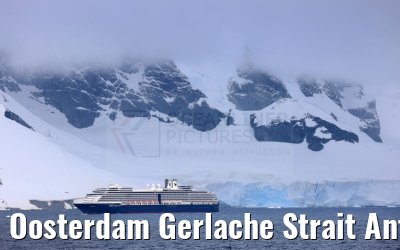 Oosterdam Gerlache Strait Antarctica 22.01.2023