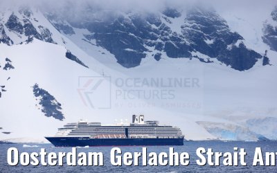 Oosterdam Gerlache Strait Antarctica 22.01.2023