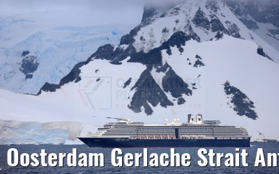 Oosterdam Gerlache Strait Antarctica 22.01.2023