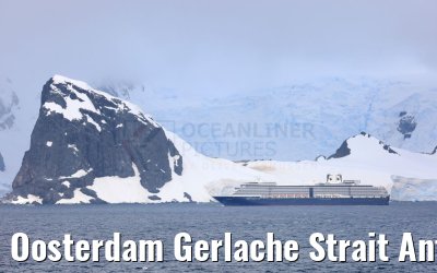 Oosterdam Gerlache Strait Antarctica 22.01.2023
