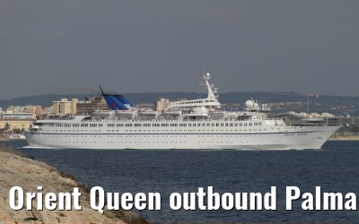 Orient Queen outbound Palma de Mallorca - 17th October 2011