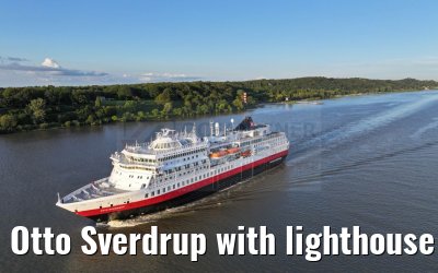 Otto Sverdrup with lighthouse 01.09.2023