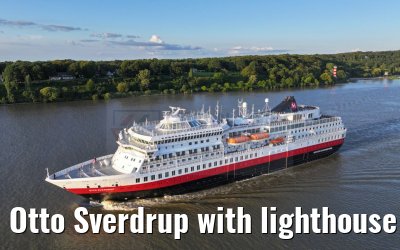 Otto Sverdrup with lighthouse 01.09.2023