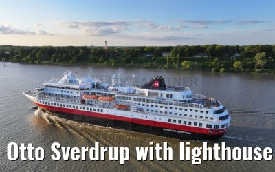 Otto Sverdrup with lighthouse 01.09.2023