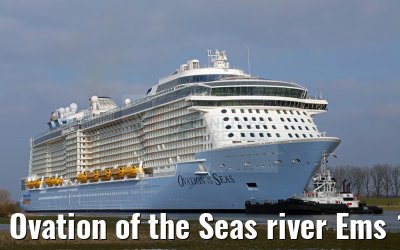 Ovation of the Seas river Ems 11.03.2016